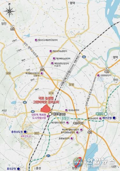 개발행위허가 제한지역 안내도