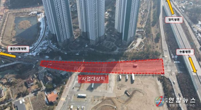 역동교차로 전경