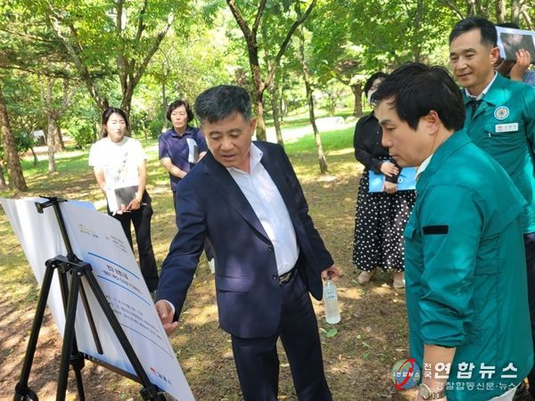 정성주 김제시장, 도심속 녹지대·공원 현장행정 나서