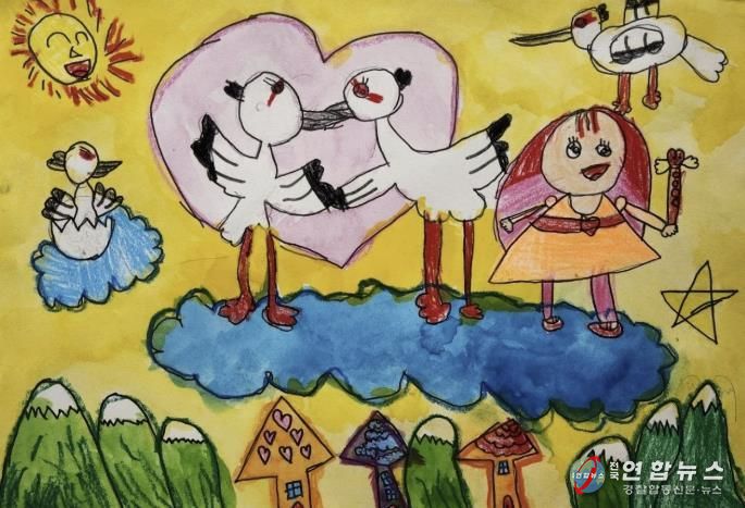 유치부 황새최고상 박아인(황새랑 구름 여행)