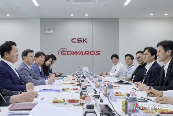 (오세현 아산시장) 에드워드코리아 아산공장 방문