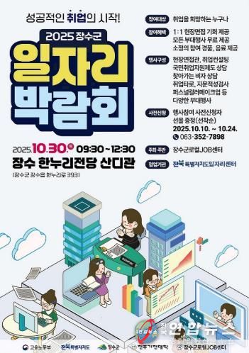 장수군 ‘2025 장수군 일자리 박람회’개최