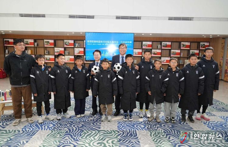 창저우시 유소년 축구단 만남