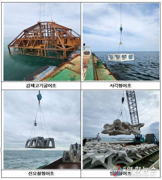 해양생태 회복 위한‘인공어초 시설사업’