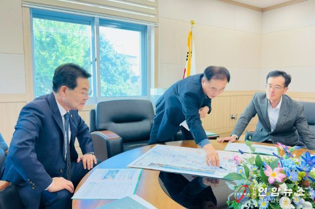 권익현 부안군수, 익산지방국토관리청 방문 현안사업 건의