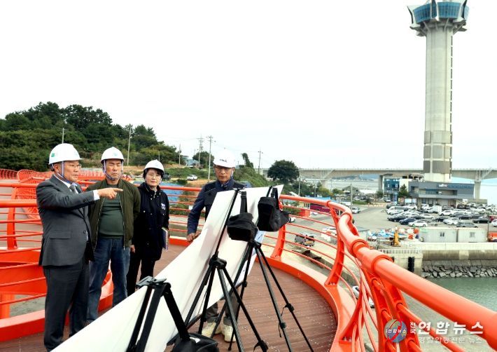 칠산타워 주변 관광자원 개발사업 현장 방문”