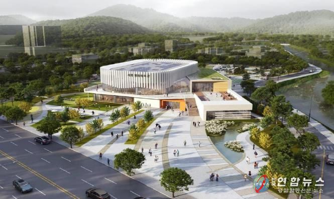 서화면 평화체육관 조감도