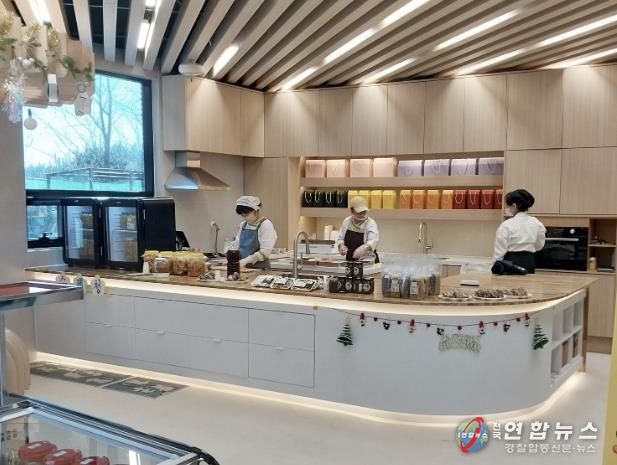 태안군 로컬푸드직매장에 조성된 농가주방 모습.