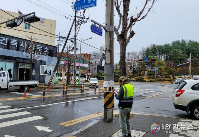 주소정보시설물 일제정비 완료 노후·훼손 시설물 2,202개소 개선