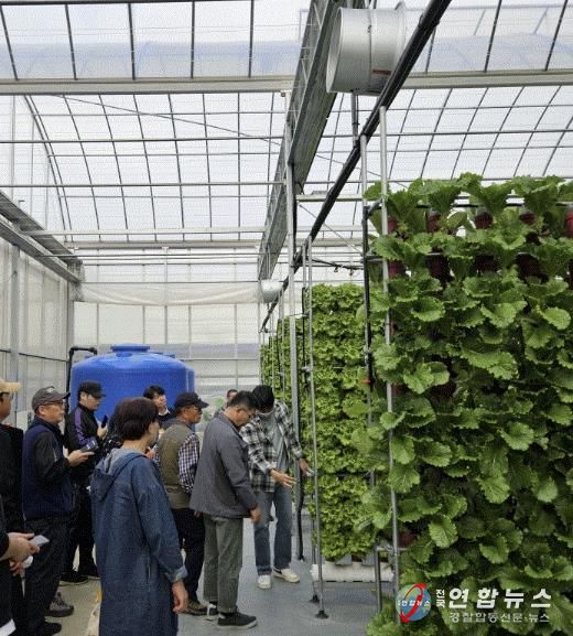 스마트팜 경영실습장 실습 사진