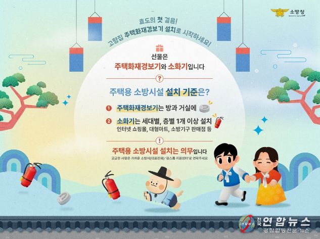 광명소방서, 설 명절 맞아 주택용 소방시설 설치 및 안전복지 서비스 홍보