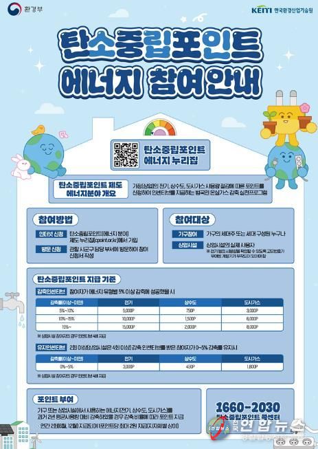 의정부시, 탄소중립포인트제 참여자 모집