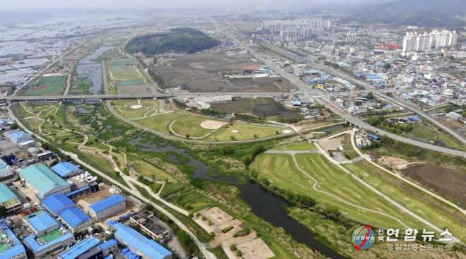 무한천체육공원 파크골프장 전경