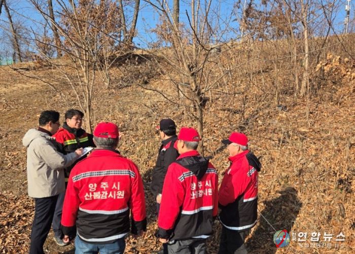 백석읍, 산불감시·가로변 정비 현업근로자 안전점검 실시