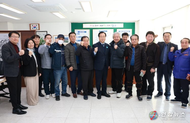 유희태 완주군수 운주종사자 10여 명과 소통 간담회