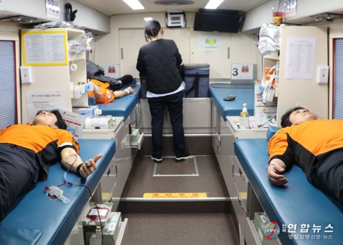광명소방서, 혈액 수급 위기 속 ‘헌혈 이어하기 행사‘ 동참
