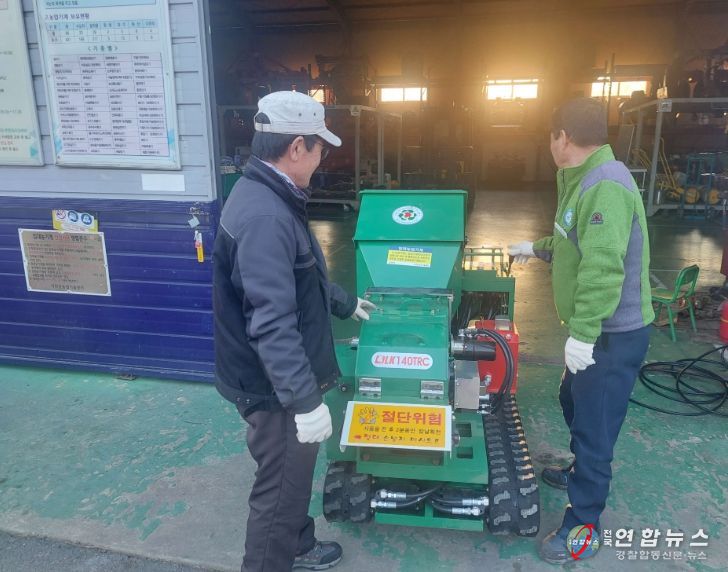 잔가지 파쇄기 이용 증가로 농업기계 안전사고 주의 당부