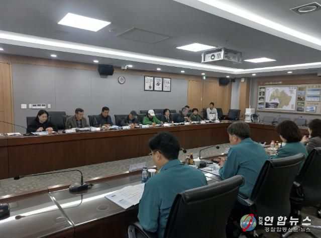 2026년 예산군 수돗물 평가위원회 회의 모습