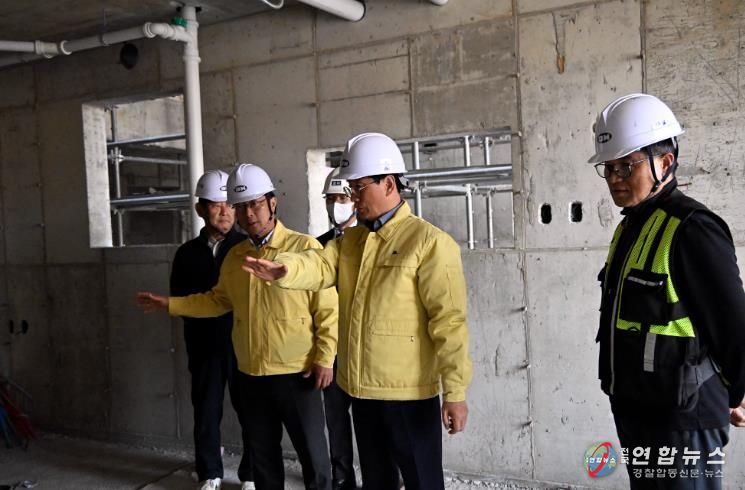 장수군, 참샘골 행복주택 건립 현장 점검