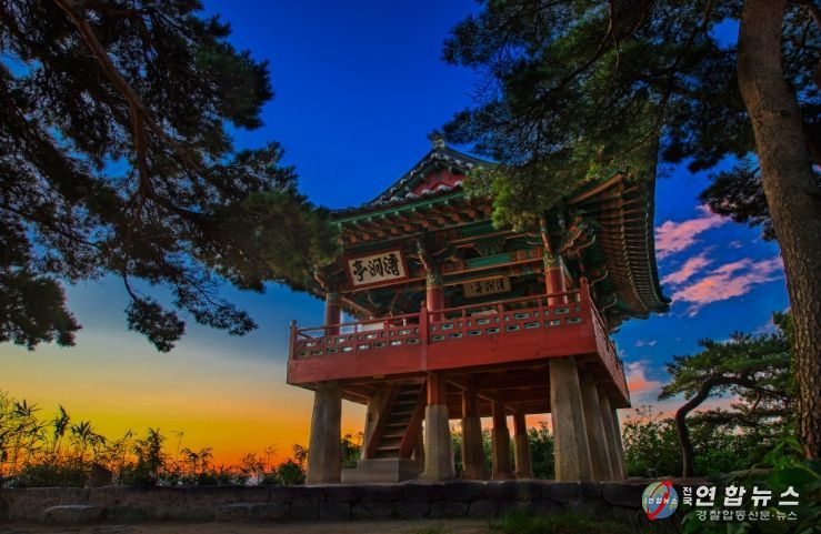 촬영지(청간정)