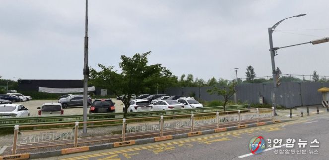 임시 공영주차장 현장 사진