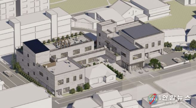 삽교 세대돌봄문화센터 건립공사 조감도