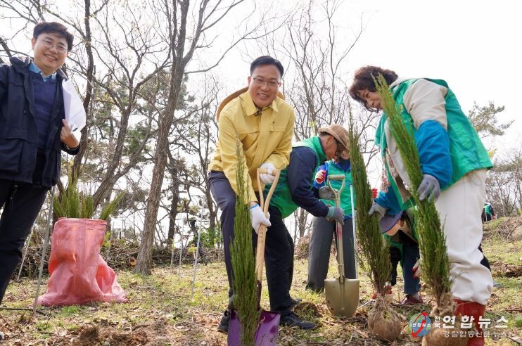 목포시 나무심기 행사